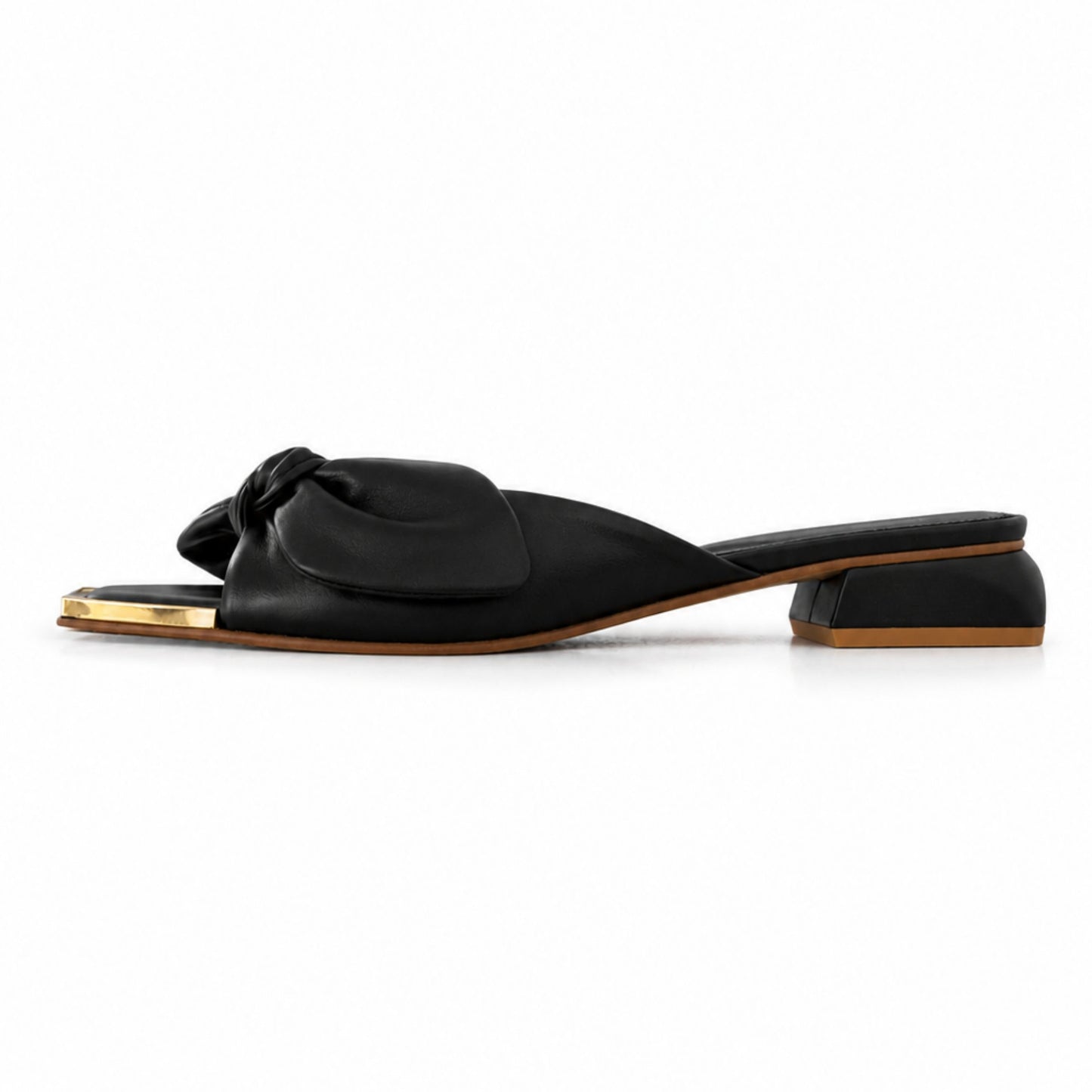 Fiona Mule in Jet Black