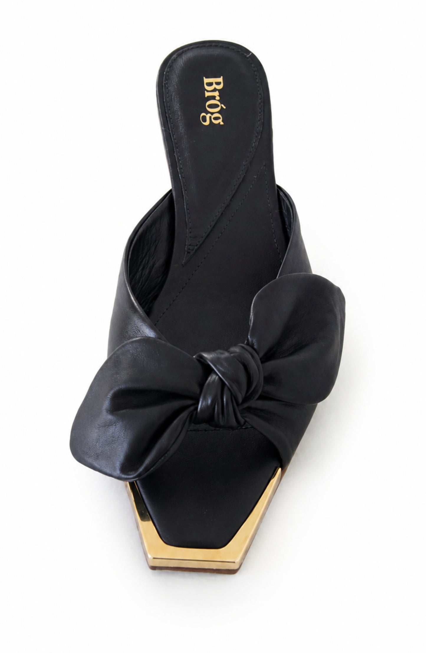 Fiona Mule in Jet Black