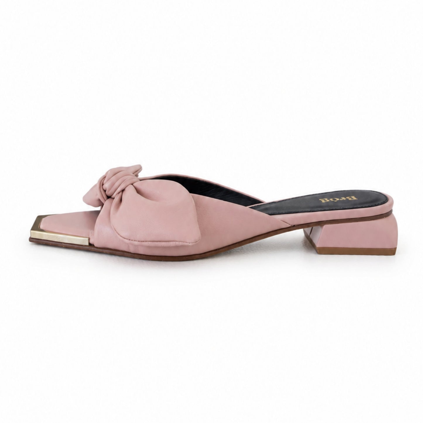 Fiona Mule in Dusky Pink