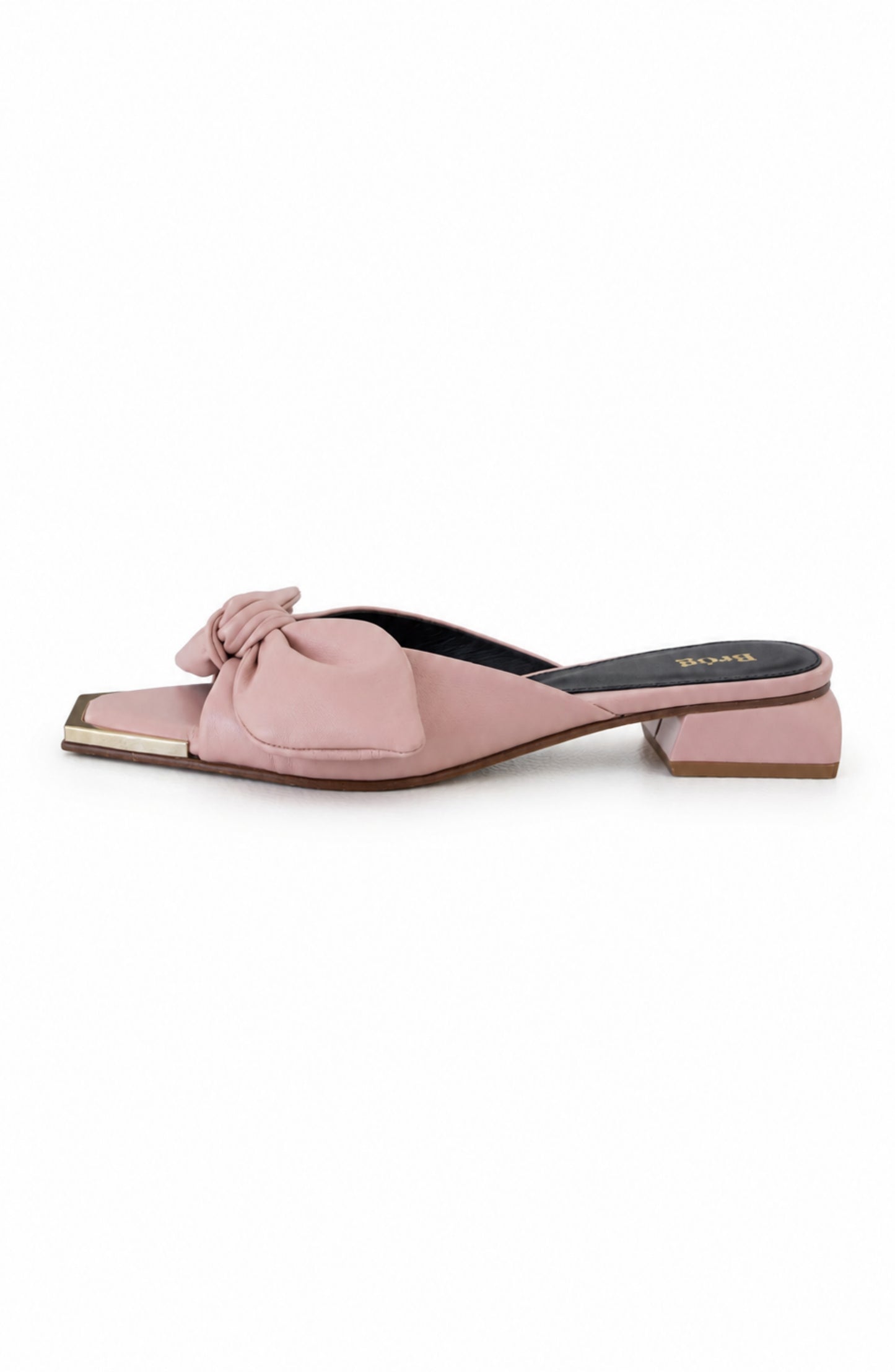 Fiona Mule in Dusky Pink - Sample
